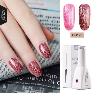 Azure Beauty 12Ml Glossy Glitter Color Gel Polish Nail Lacquer Soak-Off Uv Gel Nail Polish Need Uv Lamp To Cure Uv Nail Polish