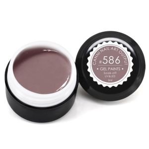 CANNI 5Ml Solid Colors Series Uv Gel Soak Off Nails Gel Nail Polish Varnish Nail Art Need Uv Lamp To Cure Uv Gel Polish (Brush Not Included)
