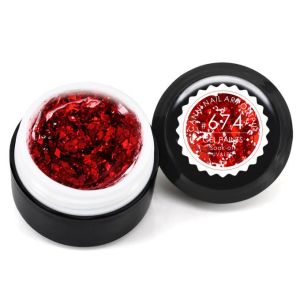 CANNI 5Ml Solid Colors Series Uv Gel Soak Off Nails Gel Nail Polish Varnish Nail Art Need Uv Lamp To Cure Uv Gel Polish (Brush Not Included)